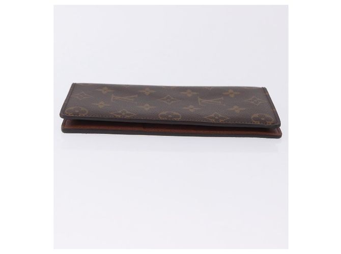 LOUIS VUITTON Monogram Portefeuille Braza Long Wallet M66540 LV Auth 203096 Monogramma - vista 3