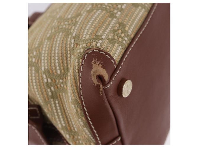 Céline CELINE Handtasche Canvas Beige Gold Tone Auth 201139A - Ansicht 10