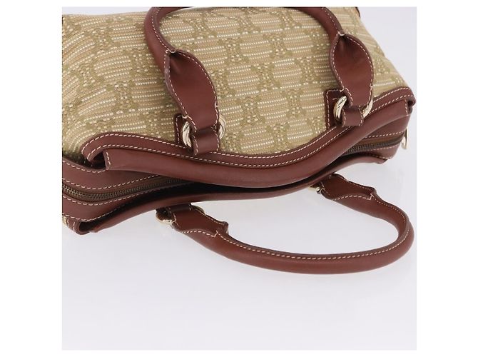 Céline CELINE Handtasche Canvas Beige Gold Tone Auth 201139A - Ansicht 14