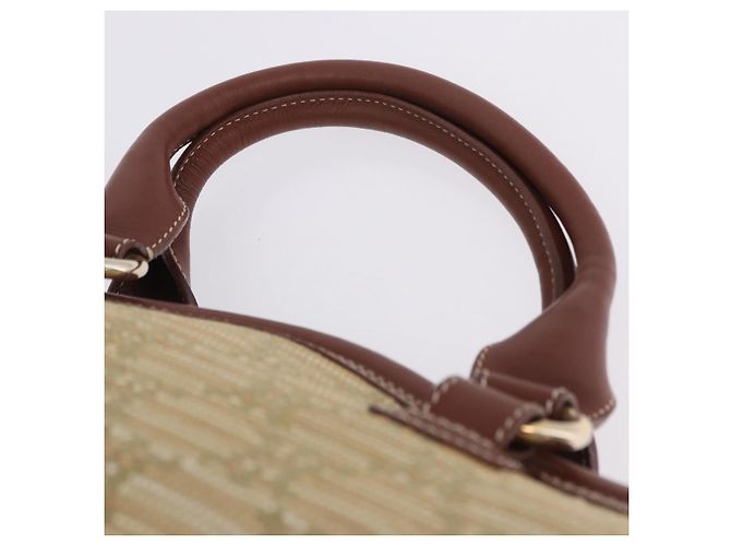 Céline CELINE Handtasche Canvas Beige Gold Tone Auth 201139A - Ansicht 15