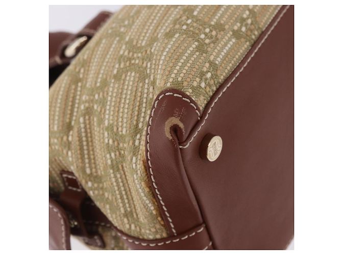 Céline CELINE Handtasche Canvas Beige Gold Tone Auth 201139A - Ansicht 18