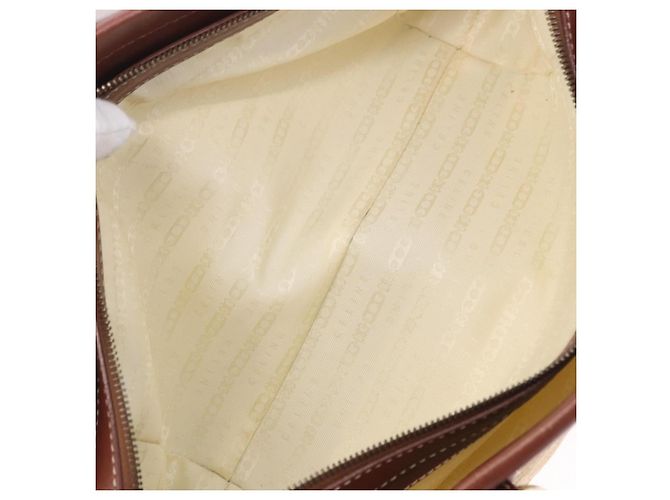 Céline CELINE Handtasche Canvas Beige Gold Tone Auth 201139A - Ansicht 27