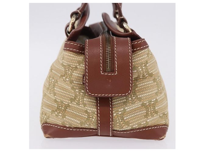 Céline CELINE Handtasche Canvas Beige Gold Tone Auth 201139A - Ansicht 3