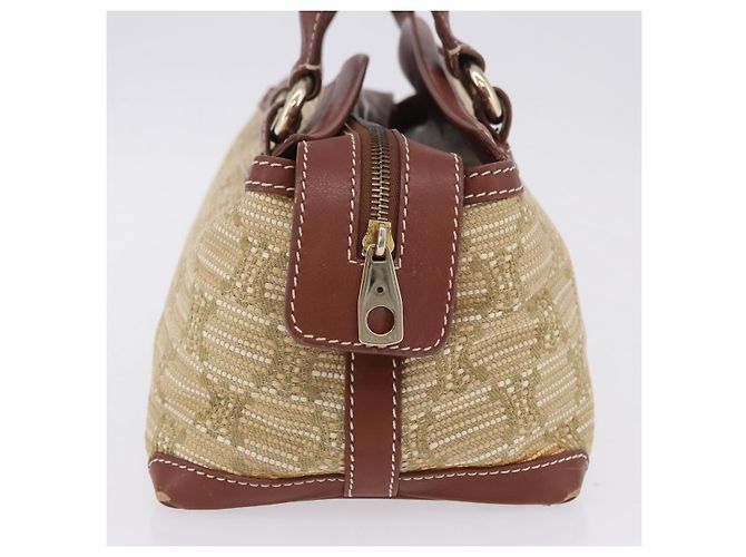 Céline CELINE Handtasche Canvas Beige Gold Tone Auth 201139A - Ansicht 5