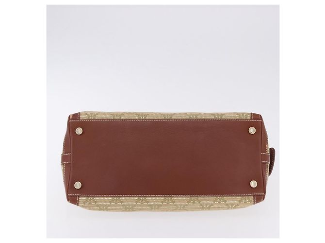 Céline CELINE Handtasche Canvas Beige Gold Tone Auth 201139A - Ansicht 6