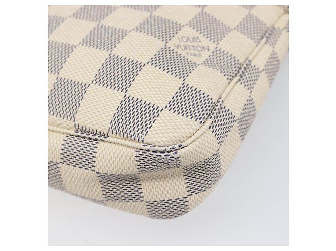 LOUIS VUITTON Damier Azur Pochette Accessoires Pouch N41207 LV Auth 202011 - vista 16