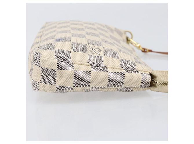LOUIS VUITTON Damier Azur Pochette Accessoires Pouch N41207 LV Auth 202011 - vista 3