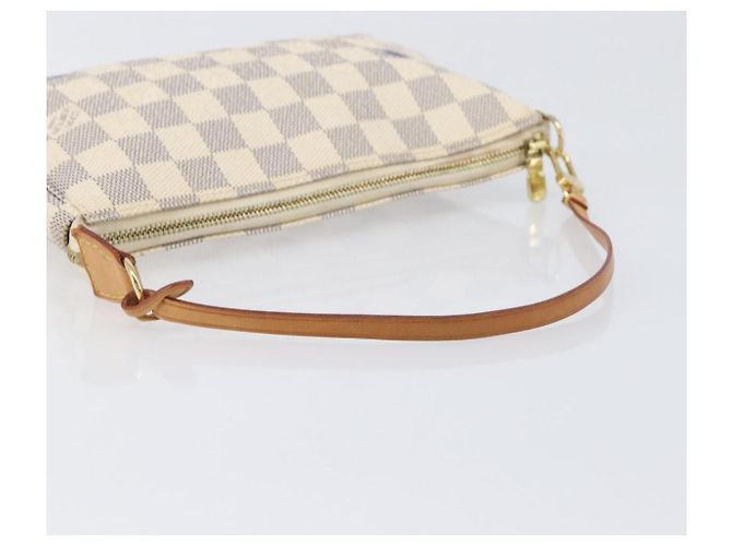 LOUIS VUITTON Damier Azur Pochette Accessoires Pouch N41207 LV Auth 202011 - vista 7