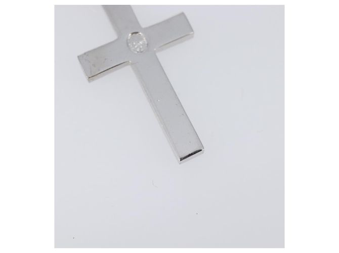 Christian Dior Pierce Metal Silver Auth SW2847 Argento - vista 10