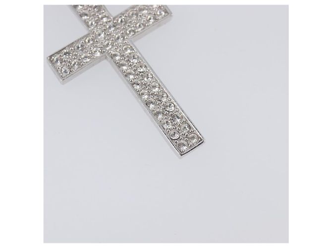 Christian Dior Pierce Metal Silver Auth SW2847 Argento - vista 15
