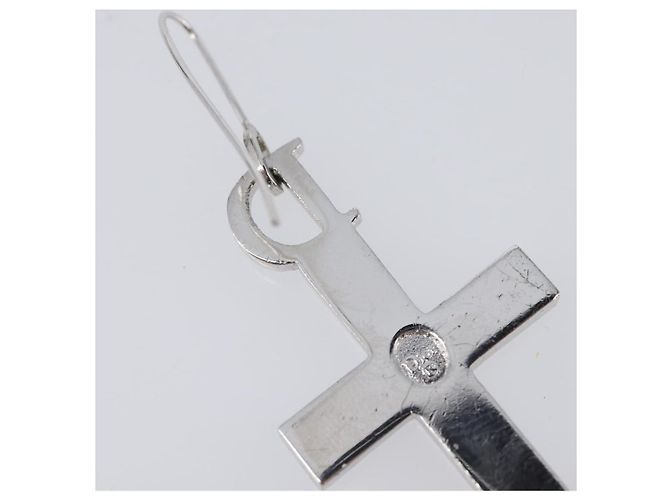 Christian Dior Pierce Metal Silver Auth SW2847 Argento - vista 18