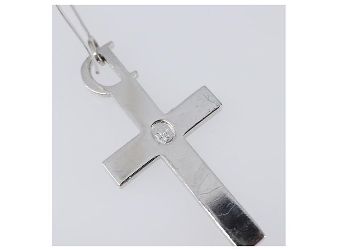 Christian Dior Pierce Metal Silver Auth SW2847 Argento - vista 19