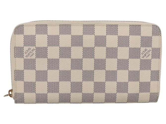 LOUIS VUITTON Damier Azur Zippy Organizer Long Wallet N60012 LV Auth 203024V - vista 13