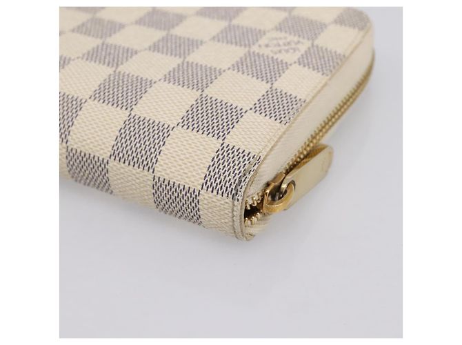 LOUIS VUITTON Damier Azur Zippy Organizer Long Wallet N60012 LV Auth 203024V - vista 16