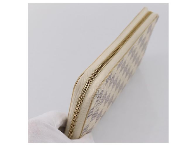 LOUIS VUITTON Damier Azur Zippy Organizer Long Wallet N60012 LV Auth 203024V - vista 5