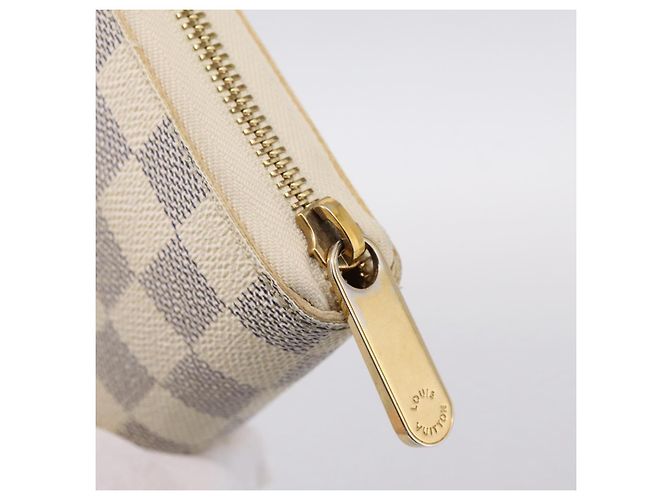 LOUIS VUITTON Damier Azur Zippy Organizer Long Wallet N60012 LV Auth 203024V - vista 7