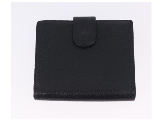 Portafoglio CHANEL in pelle Set da 3 Nero CC Auth bs36923 - vista 20