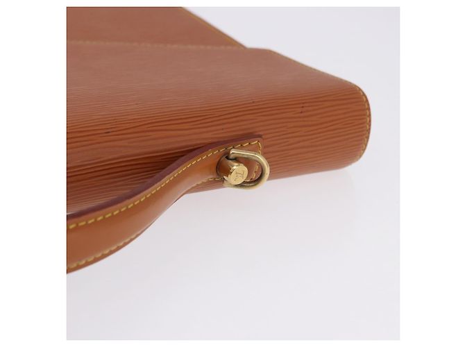 LOUIS VUITTON Epi Porte Documents Bandouliere Zipangu Gold M54468 LV Auth 201296 - vista 14
