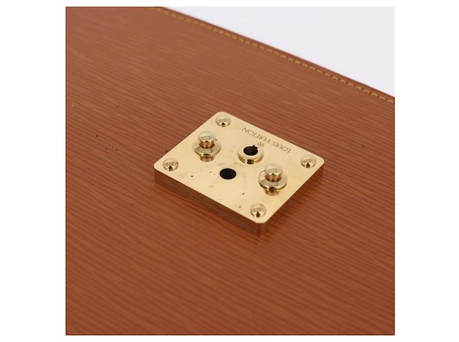 LOUIS VUITTON Epi Porte Documents Bandouliere Zipangu Gold M54468 LV Auth 201296 - vista 23