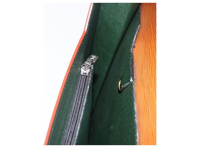 LOUIS VUITTON Epi Porte Documents Bandouliere Zipangu Gold M54468 LV Auth 201296 - vista 27