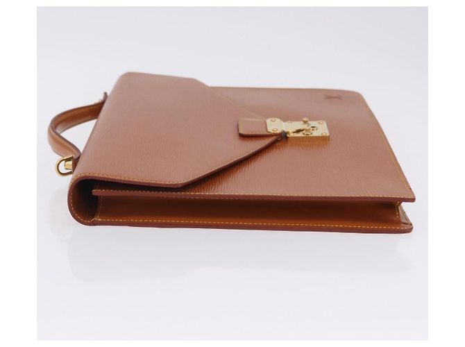 LOUIS VUITTON Epi Porte Documents Bandouliere Zipangu Gold M54468 LV Auth 201296 - vista 4