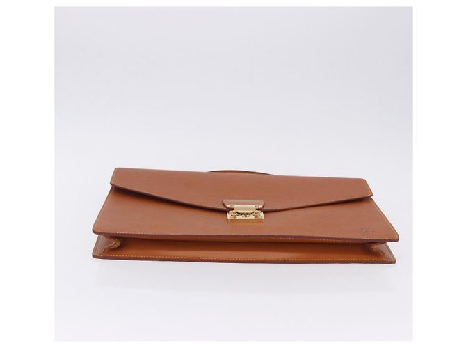 LOUIS VUITTON Epi Porte Documents Bandouliere Zipangu Gold M54468 LV Auth 201296 - vista 5