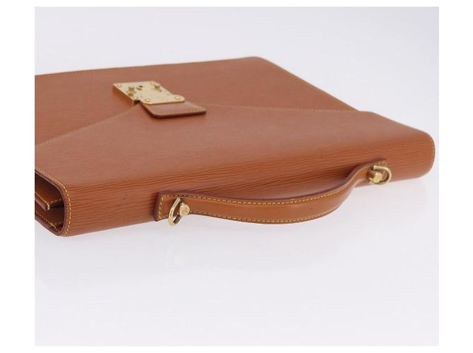 LOUIS VUITTON Epi Porte Documents Bandouliere Zipangu Gold M54468 LV Auth 201296 - vista 7