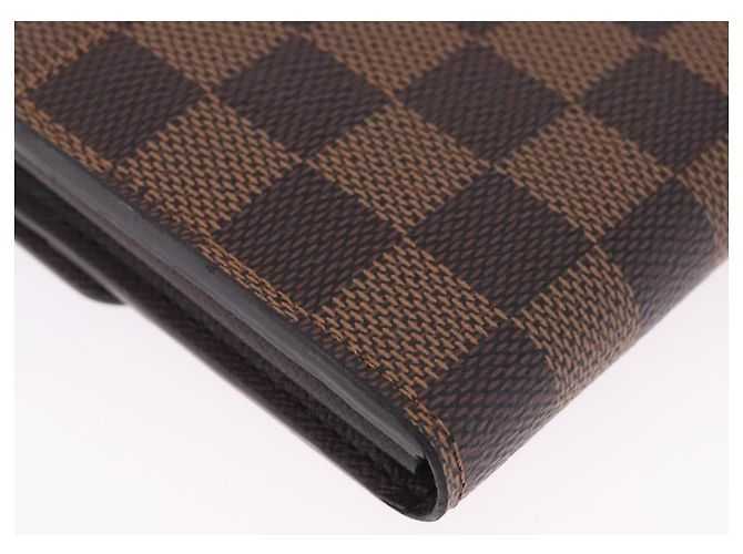 LOUIS VUITTON Damier Ebene Portefeuille Sarah Long Wallet N63209 LV Auth 200571M - vista 15