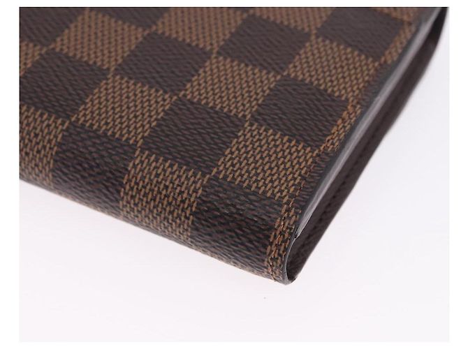 LOUIS VUITTON Damier Ebene Portefeuille Sarah Long Wallet N63209 LV Auth 200571M - vista 16