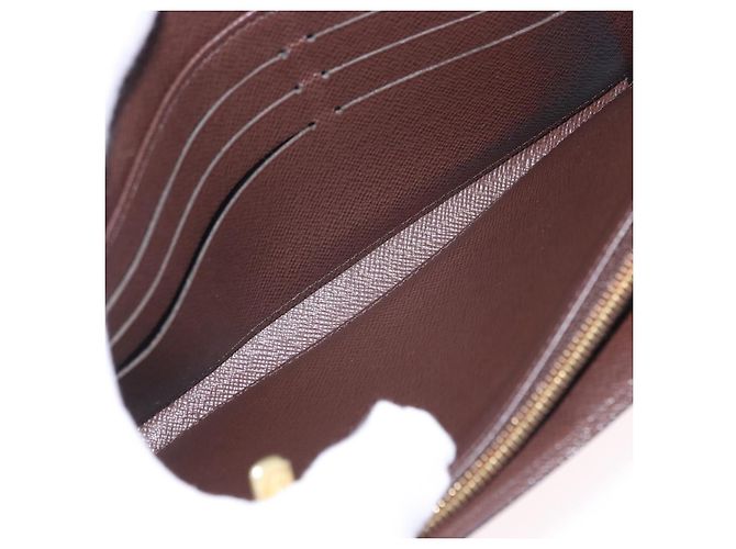 LOUIS VUITTON Damier Ebene Portefeuille Sarah Long Wallet N63209 LV Auth 200571M - vista 20