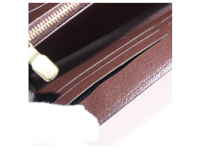 LOUIS VUITTON Damier Ebene Portefeuille Sarah Long Wallet N63209 LV Auth 200571M - vista 22