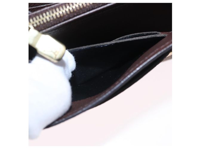 LOUIS VUITTON Damier Ebene Portefeuille Sarah Long Wallet N63209 LV Auth 200571M - vista 23