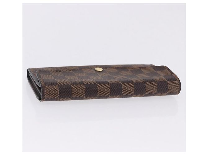 LOUIS VUITTON Damier Ebene Portefeuille Sarah Long Wallet N63209 LV Auth 200571M - vista 5
