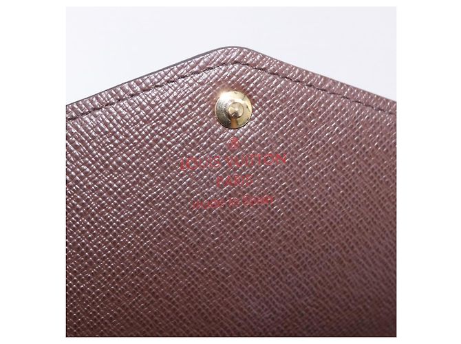 LOUIS VUITTON Damier Ebene Portefeuille Sarah Long Wallet N63209 LV Auth 200571M - vista 8