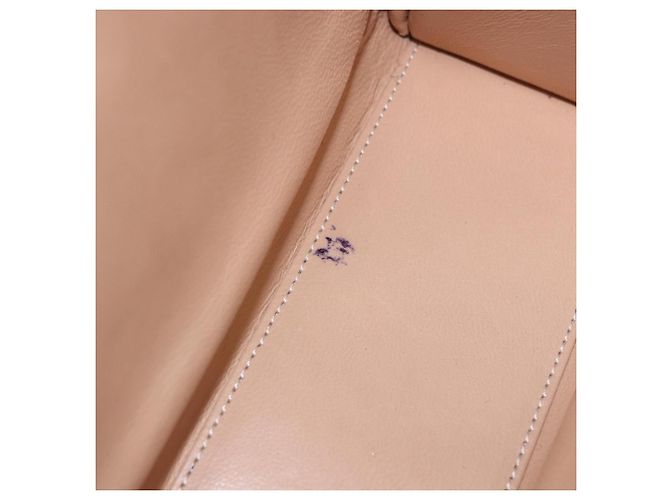 Borsa Valextra in camoscio grigio tono oro Auth 201257 Marrone - vue 11