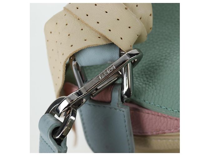 Borsa a mano LOEWE Puzzle Bag in pelle nera argento Auth 200783SM Nero - vista 22