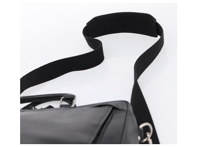 Borsa Business BURBERRY in Pelle 2way Nera Argento Auth ti4007 Nero - vista 15