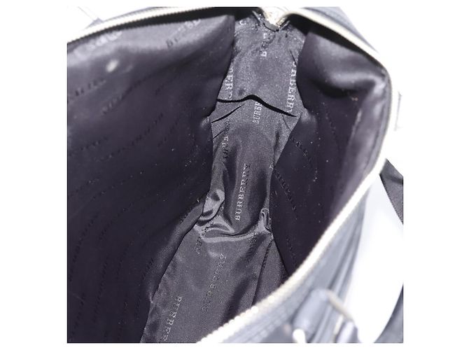 Borsa Business BURBERRY in Pelle 2way Nera Argento Auth ti4007 Nero - vista 20