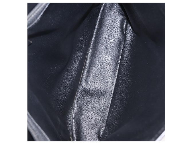 16 Céline Borsa Tote CELINE Macadam Canvas PVC Pelle Nero Oro Auth 203439V D'oro - vista 10
