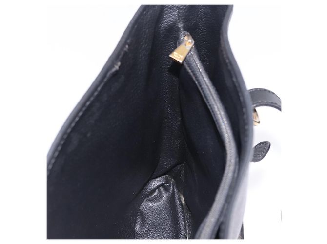 16 Céline Borsa Tote CELINE Macadam Canvas PVC Pelle Nero Oro Auth 203439V D'oro - vista 21