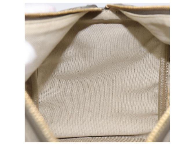 Bolso Boston GUCCI GG Supreme PVC Beige Tono Dorado 189895 Auth 202805V - vista 23