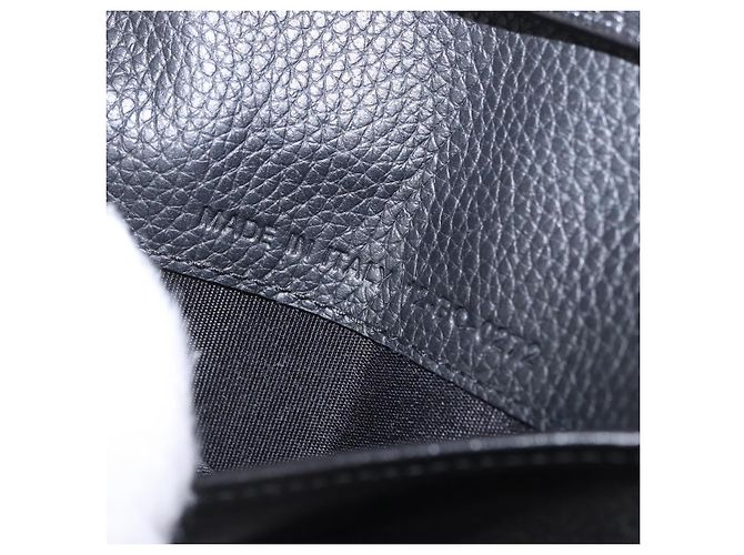 Portapassaporto Christian Dior Trotter Canvas Oblique Navy Auth 200572M - vista 11