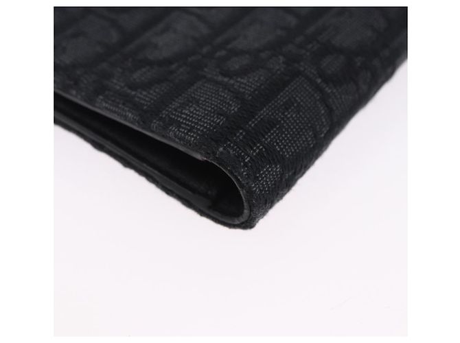 Portapassaporto Christian Dior Trotter Canvas Oblique Navy Auth 200572M - vista 16