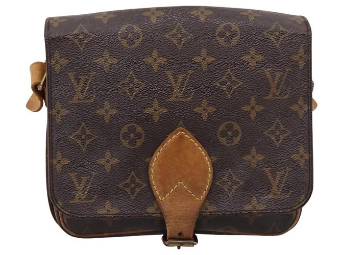 LOUIS VUITTON Monogram Cartouchiere MM Shoulder Bag M51253 LV Auth 203429 Monogramma - vista 12
