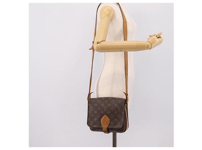 LOUIS VUITTON Monogram Cartouchiere MM Shoulder Bag M51253 LV Auth 203429 Monogramma - vista 23