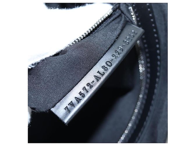 FENDI Newbucket Mamma Baguette Bolso de hombro de lana 2way Negro Plata Auth 202909SAV - vista 11
