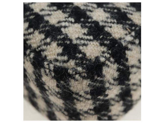 FENDI Newbucket Mamma Baguette Bolso de hombro de lana 2way Negro Plata Auth 202909SAV - vista 19