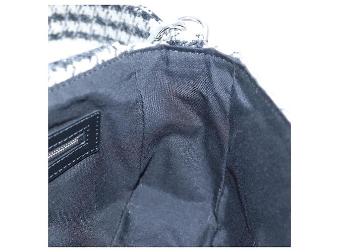 FENDI Newbucket Mamma Baguette Bolso de hombro de lana 2way Negro Plata Auth 202909SAV - vista 25