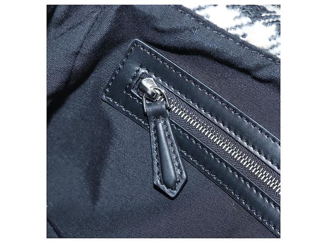 FENDI Newbucket Mamma Baguette Bolso de hombro de lana 2way Negro Plata Auth 202909SAV - vista 26