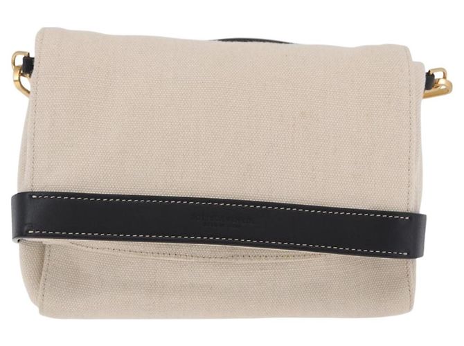 Borsa a tracolla BOTTEGA VENETA Canvas Beige Gold Auth bs36856 D'oro - vista 13